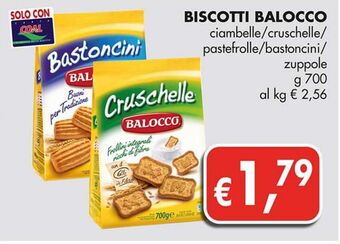 Supermercato Coal Biscotti balocco offerta