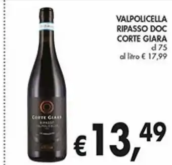 Supermercato Coal Valpolicella ripasso doc corte giare offerta