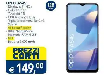 Esselunga Oppo A54S offerta