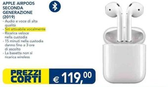 Apple Airpods Seconda Generazione (2019)
