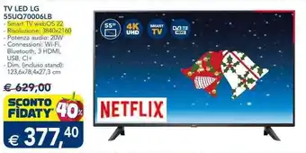 Esselunga LG TV Led 55" 55UQ70006LB offerta