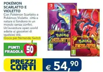 Esselunga Pokémon Scarlatto e Violetto offerta