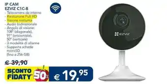 Esselunga Ezviz IP Cam C1C-B offerta