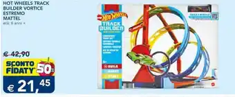 Esselunga Hot Wheels Track Builder Vortice Estremo Mattel offerta