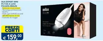 Esselunga Braun Silk-Expert Mini PL1124 A Luce Pulsata offerta