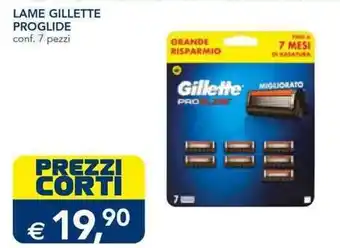 Esselunga Gillette Lame Proglide conf. 7 pezzi offerta