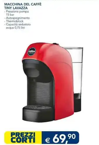 Esselunga Lavazza Macchina Del Caffè Tiny offerta