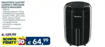 Esselunga Moulinex Friggitrice Easyfry Compact Precision EZ3018 offerta