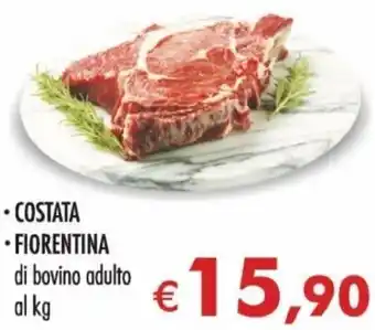Costata / Fiorentina di bovino adulto