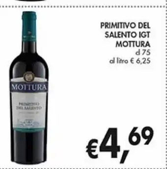 Primitivo del salento igt mottura