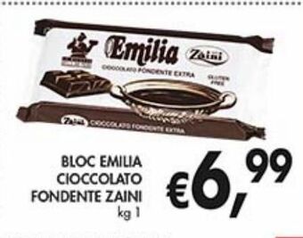 Supermercato Coal Bloc emilia cioccolato fondente zaini offerta
