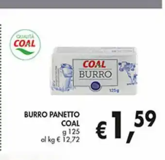Supermercato Coal Burro panetto coal offerta