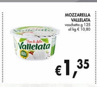 Supermercato Coal Mozzarella vallelata offerta