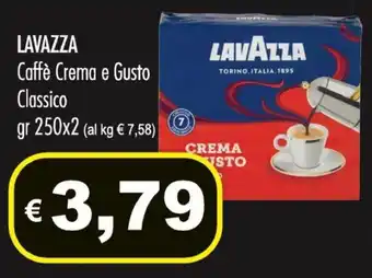 Lavazza Caffè Crema e Gusto Classico gr 250x2