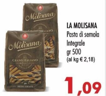 MerSi Supermercati La Molisana Pasta di semola Integrale gr 500 offerta