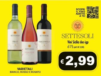 Settesoli Vini Sicilia doc-igp cl 75