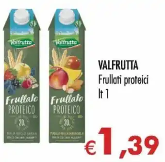 Valfrutta Frullati proteici lt 1