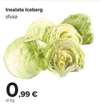Carrefour Insalata Iceberg sfusa offerta
