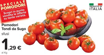 Carrefour Pomodori Tondi da Sugo offerta