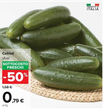 Carrefour Cetrioli offerta