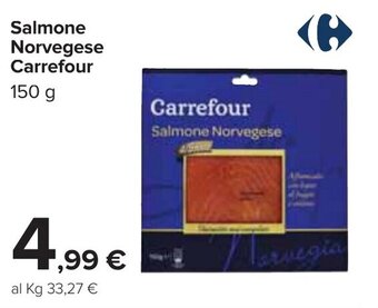 Carrefour Carrefour Salmone Norvegese 150g offerta