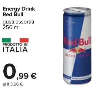 Carrefour Red Bull Energy Drink 250ml offerta