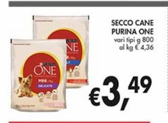 Supermercato Coal Secco cane purina one offerta