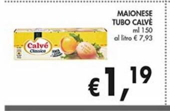 Supermercato Coal Maionese tubo calvé offerta