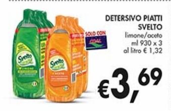 Supermercato Coal Detersivo piatti svelto offerta