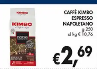 Supermercato Coal Caffe kimbo espresso napoletano offerta
