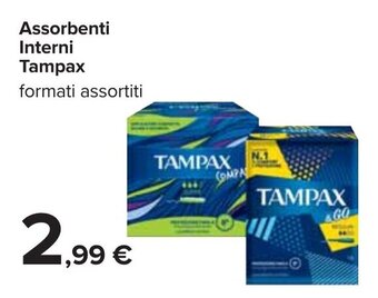 Carrefour Tampax Assorbenti Interni offerta
