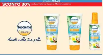 Carrefour Sconto 30% Leocrema Solare offerta