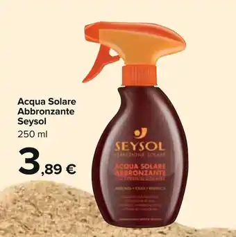 Carrefour Seysol Solare Abbronzante Acqua 250ml offerta
