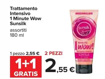 Carrefour Sunsilk 1 Minute Wow Trattamento Intensivo 180ml offerta