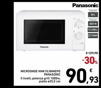 Spazio Conad Microonde nnk10jmepg panasonic offerta