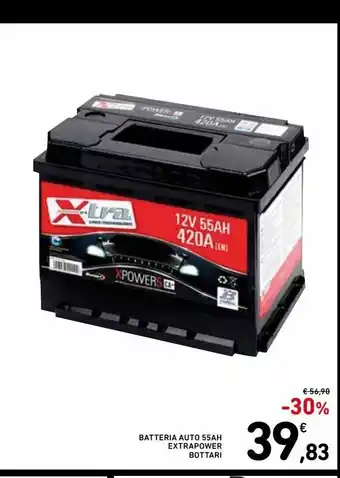 Spazio Conad Batteria auto 55ah extrapower bottari offerta