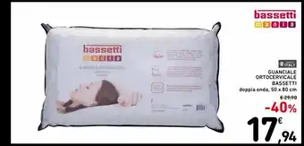 Spazio Conad Guanciale ortocervicale bassetti offerta