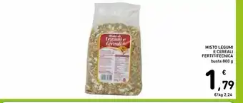 Spazio Conad Misto legumi e cereali fertitecnica 800g offerta