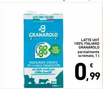 Spazio Conad Latte uht 100% italiano parzialmente scremato granarolo 1 l offerta