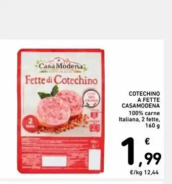 Spazio Conad Cotechino a fette casa modena offerta