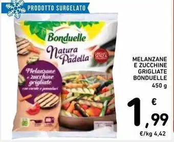 Spazio Conad Melanzane e zucchine grigliate bonduelle 450g offerta