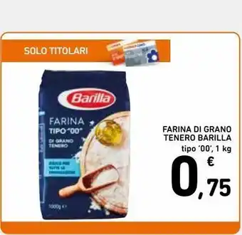 Spazio Conad Farina di grano tenero barilla tipo '00' 1 kg offerta