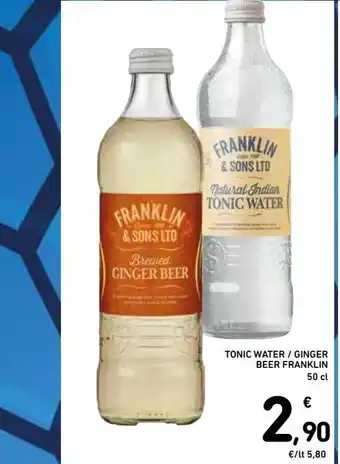 Tonic water / ginger beer frnklin 50 cl