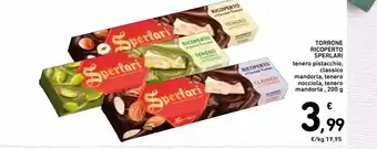 Torrone ricoperto sperlari