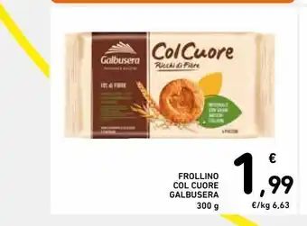 Spazio Conad Frollini galbusera col cuore 300g offerta