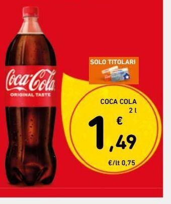 Spazio Conad Coca-cola 2 l offerta