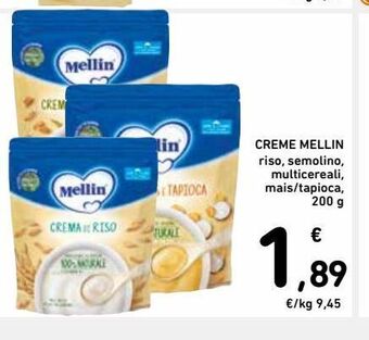 Spazio Conad Creme mellin offerta
