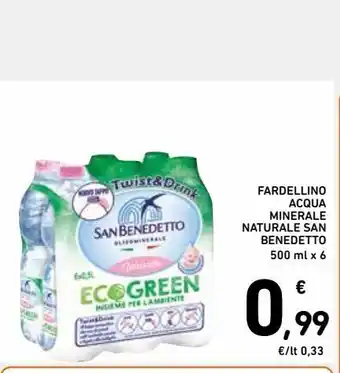 Spazio Conad Fardellino acqua minerale naturale san benedetto 500ml x6 offerta
