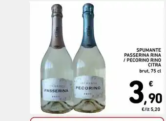 Spazio Conad Spumante passerina rina / pecorino rino citra brut 75 cl offerta