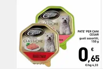 Spazio Conad Patè per cani cesar offerta